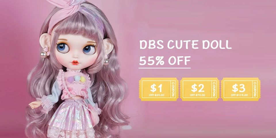 ICY DBS blyth doll 1/6 BJD Joint body Tan skin Matte Face 30cm on sale special price toy gift Anime Girl SD