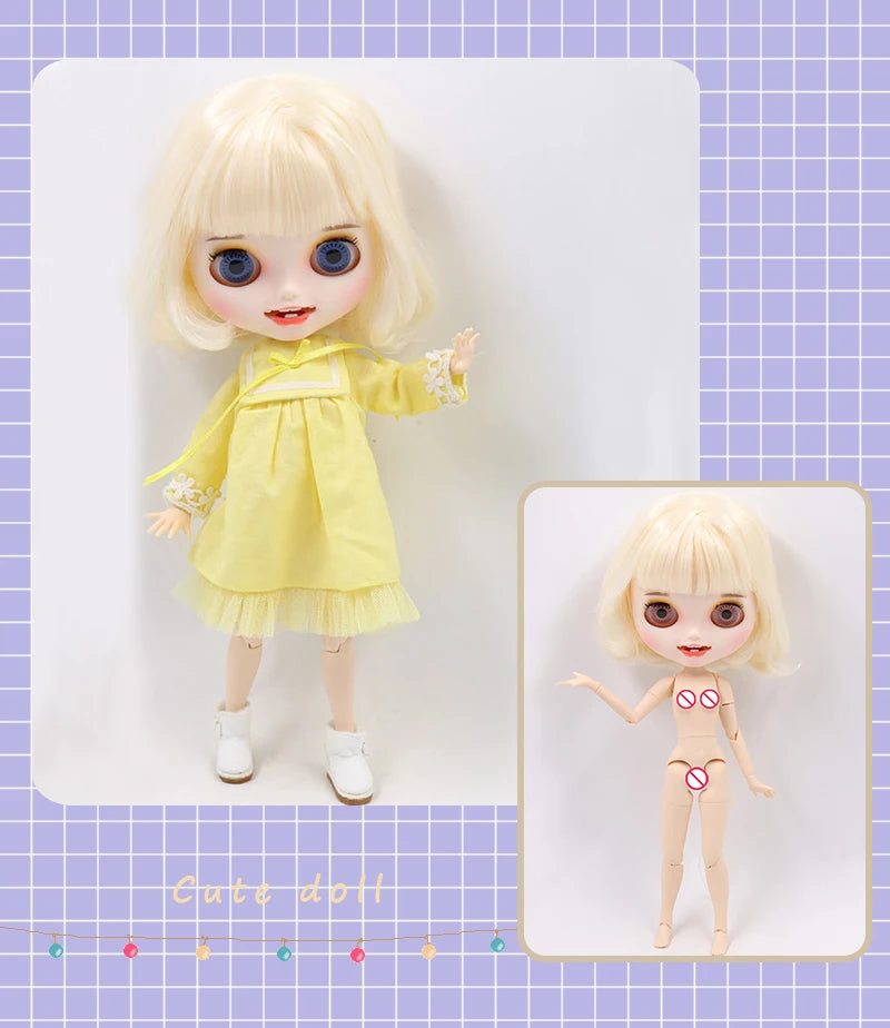 ICY DBS Blyth Doll  nude doll Joint Body girl