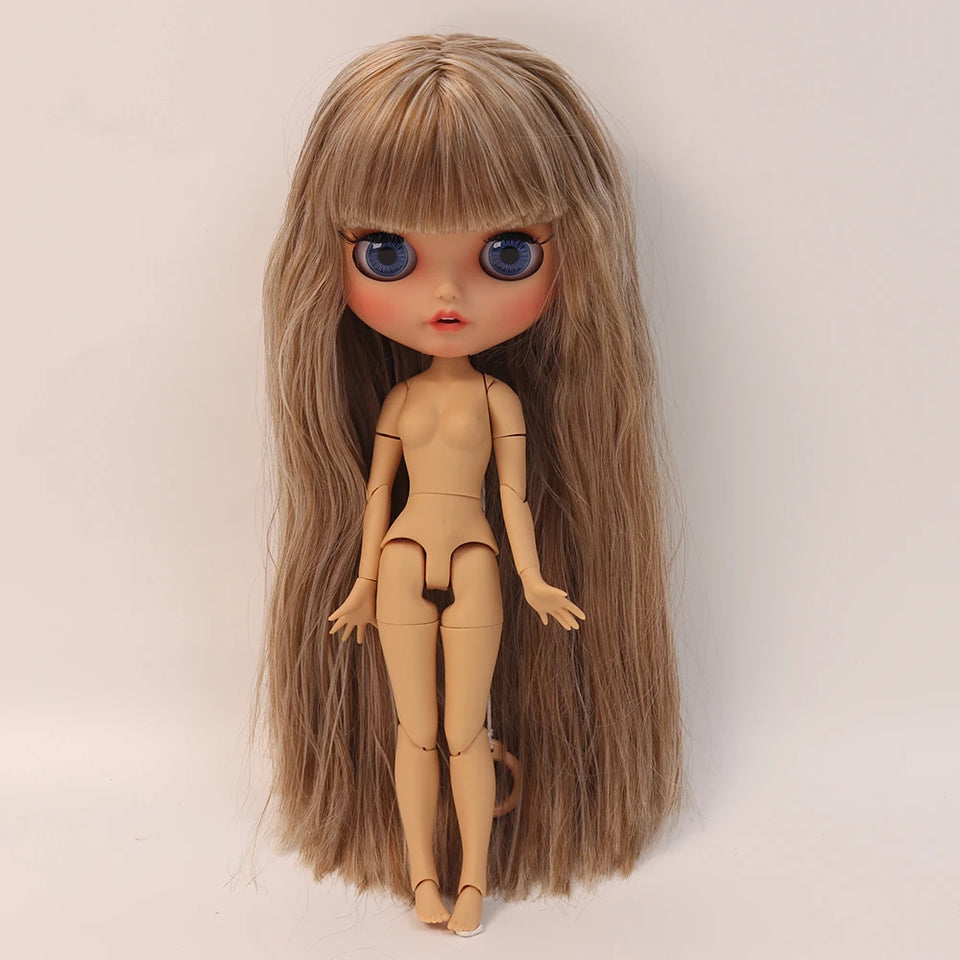 ICY DBS blyth doll 1/6 BJD Joint body Tan skin Matte Face 30cm on sale special price toy gift Anime Girl SD