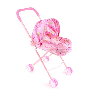 Baby Doll Stroller Applicable for 9-12inch Dolls or 25-30CM Baby Dolls Kids Girl