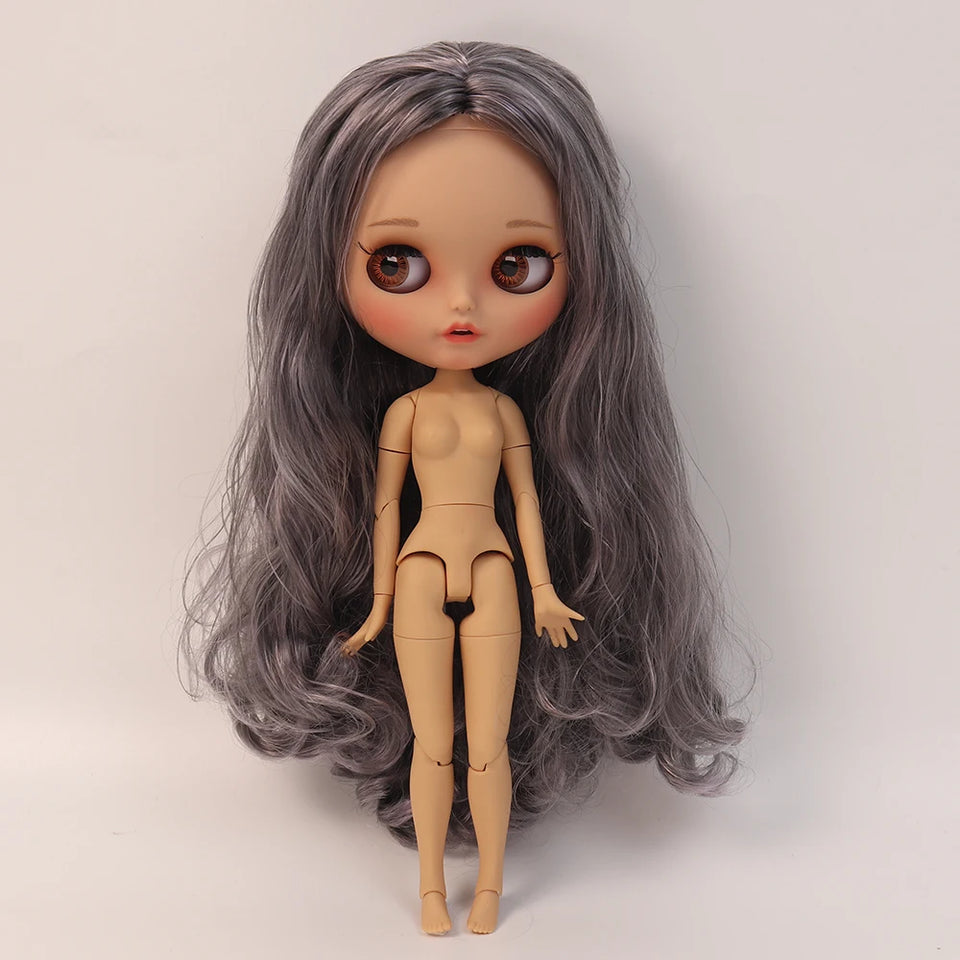 ICY DBS blyth doll 1/6 BJD Joint body Tan skin Matte Face 30cm on sale special price toy gift Anime Girl SD