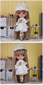 ICY DBS blyth doll 1/6 BJD Joint body Tan skin Matte Face 30cm on sale special price toy gift Anime Girl SD