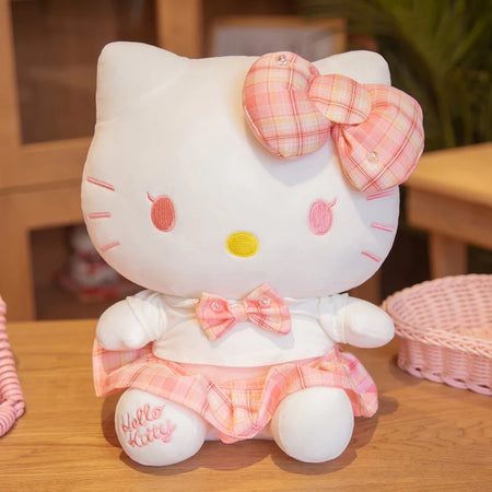 Meet the adorable Sanrio Hello Kitty Plush Toys, available in charming pink and yellow colors!